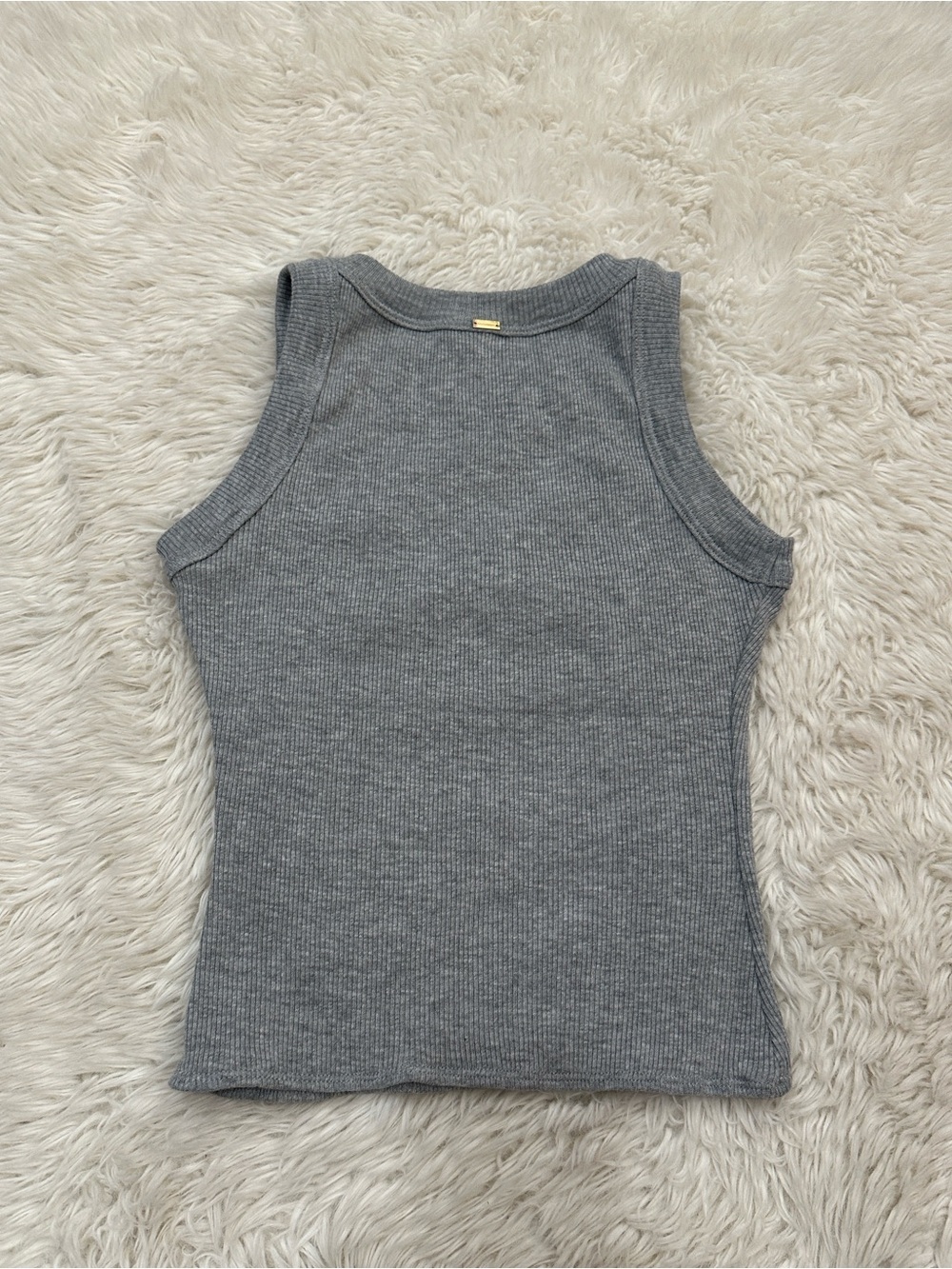 Gooseberry Intimates Rib Tank in Grey - Picture 7 of 7
